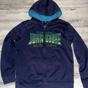 Boys John Deere zip up Hoodie